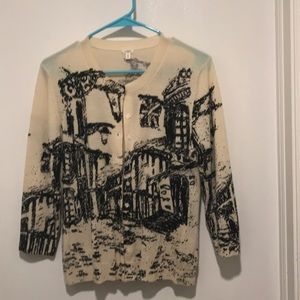 Beautiful JCrew Sketched Cardigan